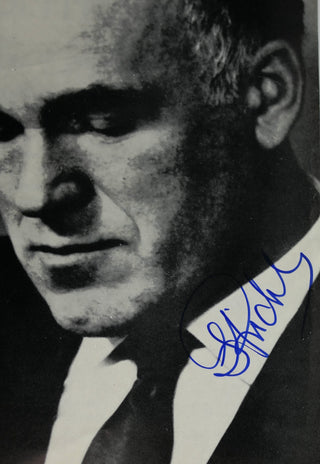 Richter, Sviatoslav. (1915–1997) Large Signed Photograph