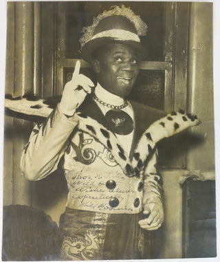 Robinson, Bill "Bojangles." (1878-1949) Large Signed 1939 "Hot Mikado" Photograph