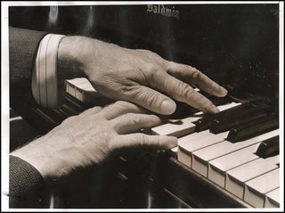 Rosenthal, Moriz. (1862–1946) Original Photograph of his Hands