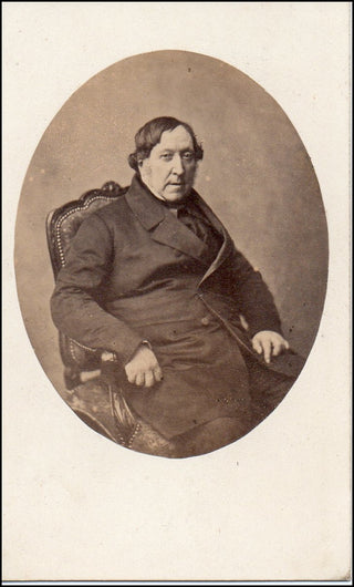 Rossini, Gioacchino. (1792-1868) Original CDV Photograph