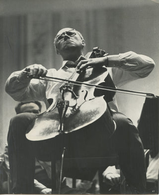 Rostropovich, Mstislav. (1927–2007) Original Press Photograph
