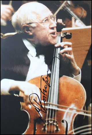 Rostropovich, Mstislav. (1927–2007) Signed Photograph