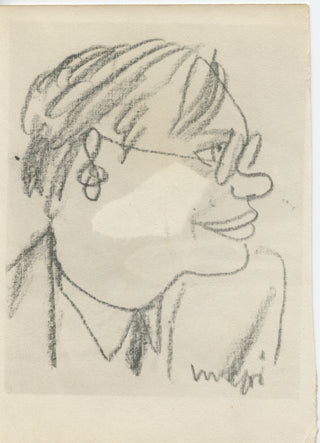 [Roth Quartet. (1922–1969)] Antal, Jeno. (1900–1981) Original Photograph and Caricature Postcard