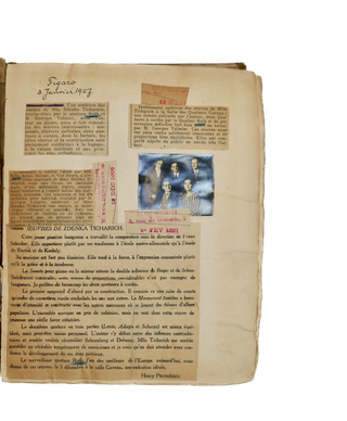 [Roth Quartet. (1922–1969)] 1926 - 28 Personal Programs & Clippings Collection of Jeno Antal