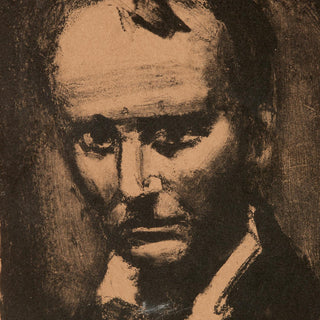 [Baudelaire, Charles. 1821 - 1867)] Rouault, Georges. (French, 1871-1958) Portrait of Charles Baudelaire, from Souvenirs Intimes