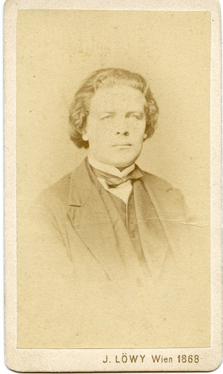 Rubinstein, Anton. (1829–1894) Signed Carte de Visite Photograph