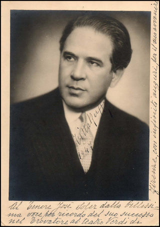 Ruffo, Titta. (1877 - 1953) Signed Photograph to José Soler