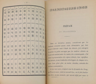San-Tseu-King [Translation by Stanislas Julien] Le Livre de Phrases de Trois Mots en Chinois et en Francais, Suivi d'un Grand Commentaire