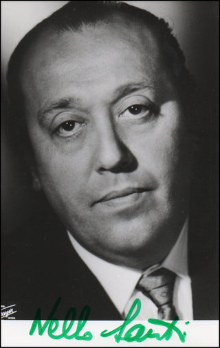 Santi, Nello. (b. 1931) Signed Photograph