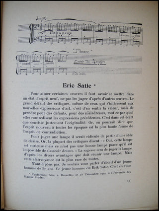 [Satie, Erik. (1866–1925)] [Cocteau, Jean. (1889–1963)] Action. No. 2, Mars 1920