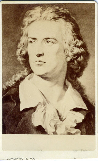 Schiller, Johann Christoph Friedrich von. (1759 - 1805) CDV Portrait