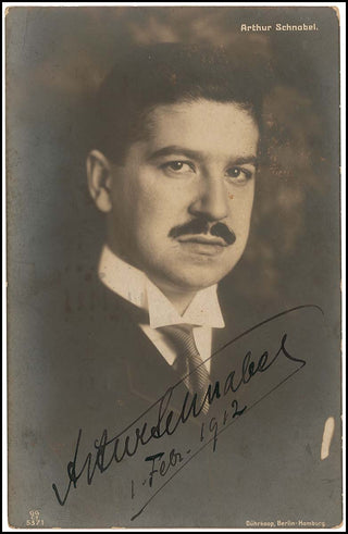 Schnabel, Artur. (1882-1951) Signed Photograph