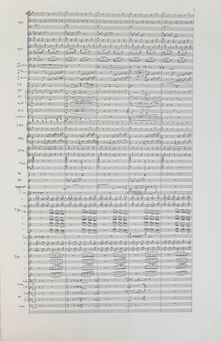 Schoenberg, Arnold. (1874-1951) [Mitropoulos, Dimitri. (1896–1960)] "Gurre-Lieder" - From the Collection of Dimitri Mitropoulos