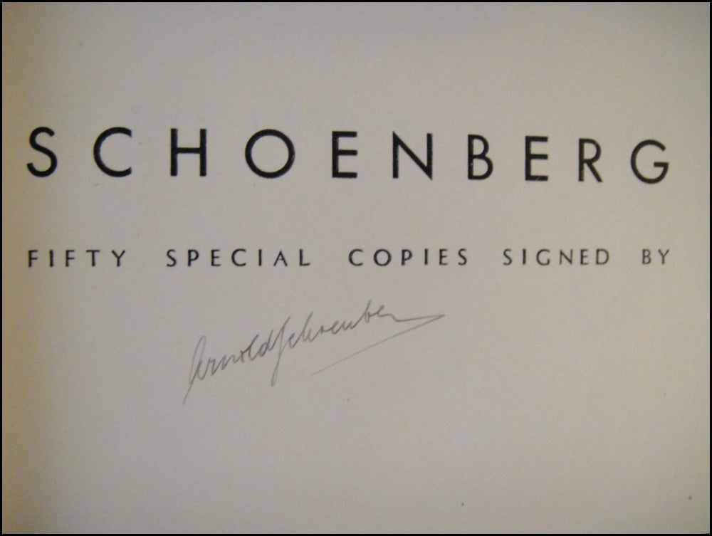 Schoenberg, Arnold. (1874-1951) 