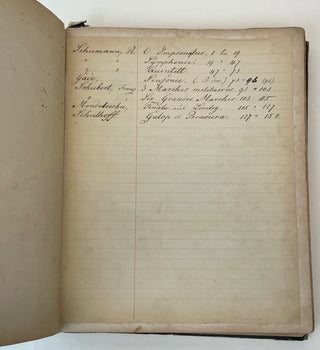 Schumann, Robert. (1810–1856) & Schubert, Franz. (1797–1828) & Mendelssohn-Bartholdy, Felix. (1809–1847) & Gade, Niels. (1817–1890) & Schulhoff, Julius. (1825–1898) Sammelband of Works for Piano 4 Hands, including First Editions