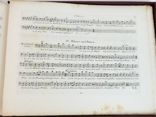 [Schumann, Robert. (1810–1856)] Weber, Carl Maria von. (1786 - 1826) Leyer und Schwerdt, Op. 42  - FROM THE LIBRARY OF ROBERT SCHUMANN
