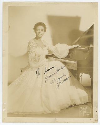 Scott, Hazel. (1920–1981) Signed Photograph