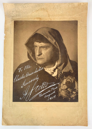 Scotti, Antonio. (1866–1936) Signed Oversize Photograph in "Otello"