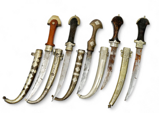 [Koummya Dagger] [Morocco] Set of Five Moroccan Koummya Daggers