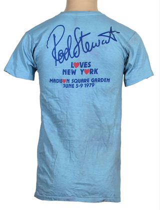 Stewart, Rod. (b. 1945) "Blondes Have More Fun" – 1979 Concert T-Shirt