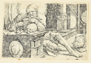 Leyden, Lucas van. (1494–1533) St Jerome in his Study, 1521