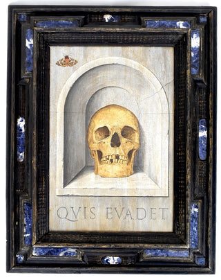 Stoskopff, Sebastian. (1597-1657) [School of] Quis Evadet [Who will be spared?]