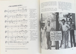 Seeger, Pete.  (1919 - 2014) Reiser, Bob (1941-2023) "Carry It On! A History in Song and Picture of the Working Men and Women of America" - Signed