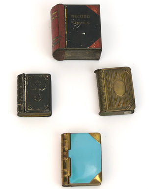 [Book Box] Collection of Antique Book Form Boxes