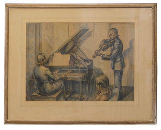 [Violin] [Music Iconography] Sharp, Miles Balmford (1897 - 1973) Violinist and Pianist, ca. 1930