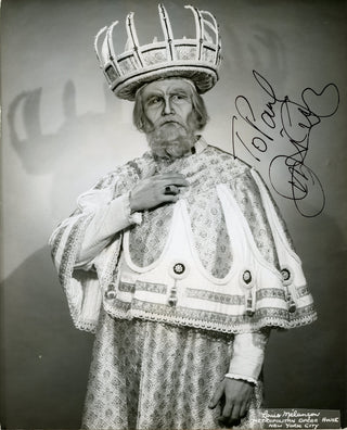 [OPERA] De Paolis, Alessio. (1893-1964) & Diaz, Justino. (b. 1940) & Gedda, Nicolai. (1925-2017) & Gobbi, Tito. (1913-1984) & Guarrera, Frank. (1923-2007) & Nadeira, Jean. (1918-1972) Signed Vintage Photographs of Opera Singers by Distinguished Photograph