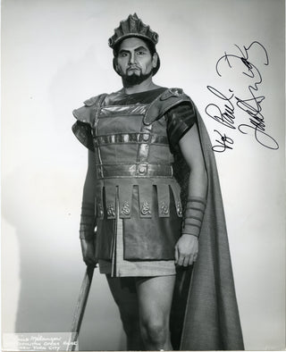 [OPERA] De Paolis, Alessio. (1893-1964) & Diaz, Justino. (b. 1940) & Gedda, Nicolai. (1925-2017) & Gobbi, Tito. (1913-1984) & Guarrera, Frank. (1923-2007) & Nadeira, Jean. (1918-1972) Signed Vintage Photographs of Opera Singers by Distinguished Photograph