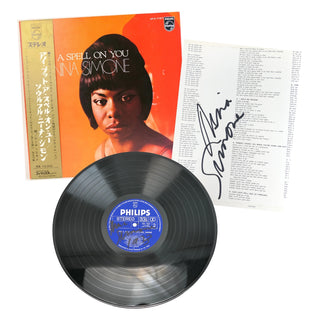 Simone, Nina. (1933–2003) "I Put A Spell On You"  - TWICE SIGNED LP