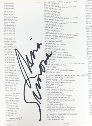 Simone, Nina. (1933–2003) "I Put A Spell On You"  - TWICE SIGNED LP