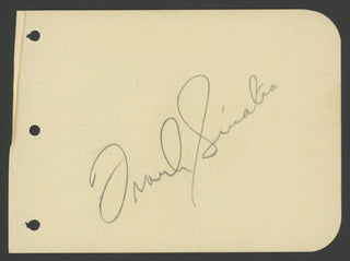 Sinatra, Frank. (1915–1998) Autograph Signature