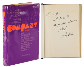Sondheim, Stephen. (1930–2021) "Company" - SIGNED FIRST EDITION
