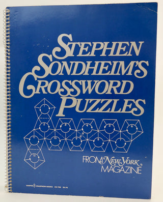 Sondheim, Stephen. (1930–2021) Stephen Sondheim's Crossword Puzzles from New York Magazine