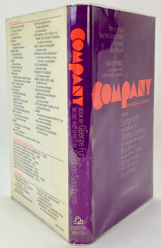 Sondheim, Stephen. (1930–2021) "Company" - SIGNED FIRST EDITION