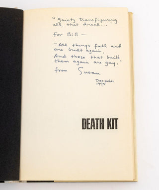 Sontag, Susan. (1993 - 2004) Death Kit - Signed and Inscribed