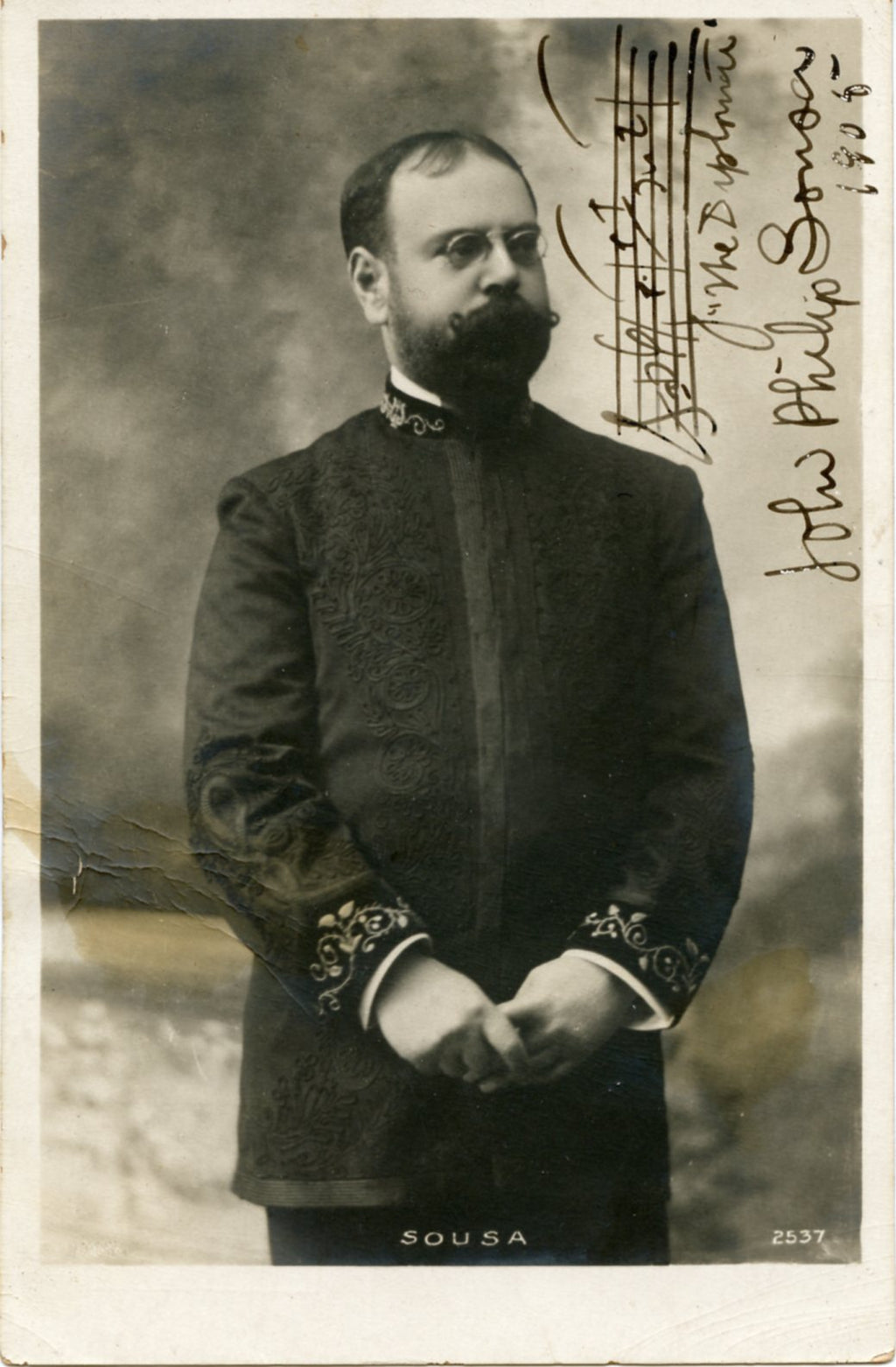 Sousa, John Philip. (1854-1932) Signed Photograph with Autograph Music ...