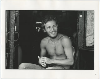 Springsteen, Bruce. (b. 1949) [Gahr, David. (1922–2008)] Bruce Springsteen at the Jersey Shore, 1973 – Original Photograph
