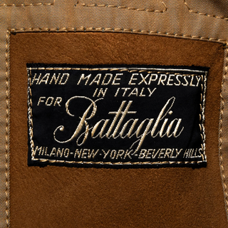 [Newman, Paul. (1925–2008)] Italian Cotton and Wool Trench Coat, Battaglia, Milano