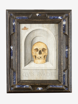 Stoskopff, Sebastian. (1597-1657) [School of] Quis Evadet [Who will be spared?]