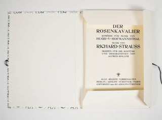 [Strauss, Richard. (1864–1949)] [Roller, Alfred. (1864-1935)] [Lagerfeld, Karl. (1933-2019)] Der Rosenkavalier Costume Portfolio Facsimiles