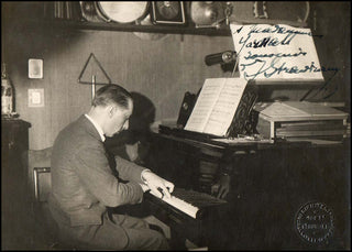 Stravinsky, Igor. (1882–1971) Signed Photograph