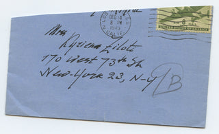 Stravinsky, Igor. (1882–1971) & Stravinsky, Vera. (1888–1982) [Siloti, Alexander [Ziloti, Aleksandr Il'yich]. (1863–1945)] Autograph Condolences Letter on the Death of Alexander Siloti