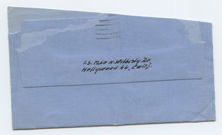 Stravinsky, Igor. (1882–1971) & Stravinsky, Vera. (1888–1982) [Siloti, Alexander [Ziloti, Aleksandr Il'yich]. (1863–1945)] Autograph Condolences Letter on the Death of Alexander Siloti