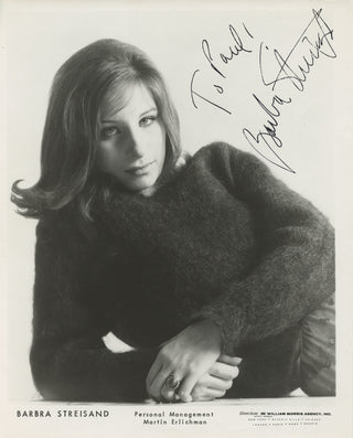 Streisand, Barbra. (b. 1942) Signed Photograph
