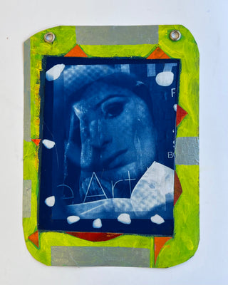 Koestenbaum, Wayne (b. 1958) Barbara Streisand and Brad Pitt “Art” Vanity Fair Cyanotype Assemblage, 2025