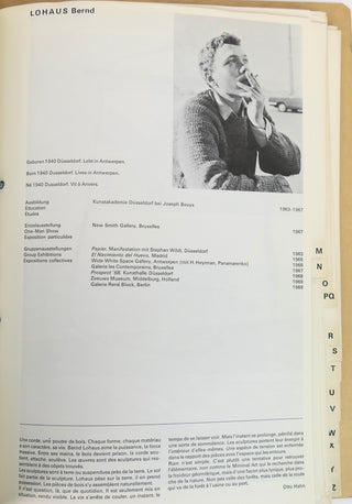 Szeemann, Harald. (1933-2005), Müller, Grégoire. (b. 1947) & Trini, Tomasso. (b. 1937) "Live in Your Head: When Attitudes Become Form (Works - Concepts - Processes - Situations - Information) Exhibition Catalog"
