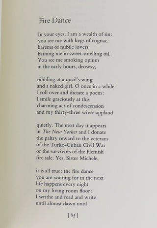 Tate, James. (1943-2015) [Bidart, Frank. (b. 1939)] "The Oblivion Ha-Ha"; "Sixty Poems"